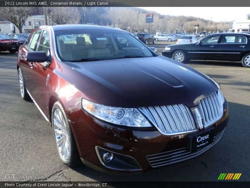 Cinnamon Metallic / Light Camel 2012 Lincoln MKS AWD
