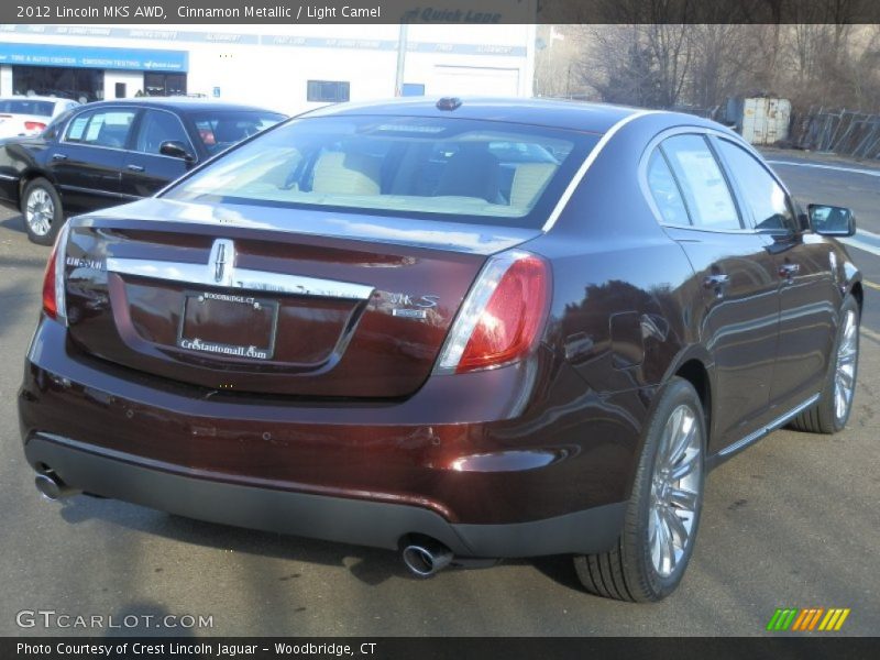 Cinnamon Metallic / Light Camel 2012 Lincoln MKS AWD