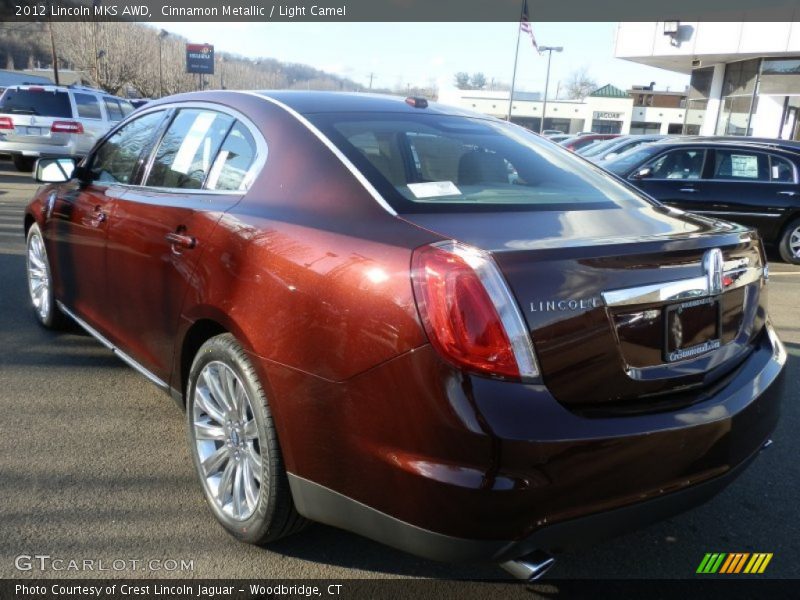 Cinnamon Metallic / Light Camel 2012 Lincoln MKS AWD