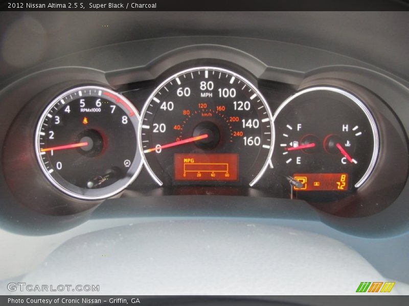  2012 Altima 2.5 S 2.5 S Gauges