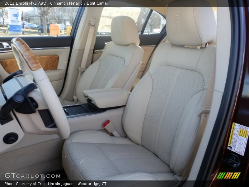  2012 MKS AWD Light Camel Interior