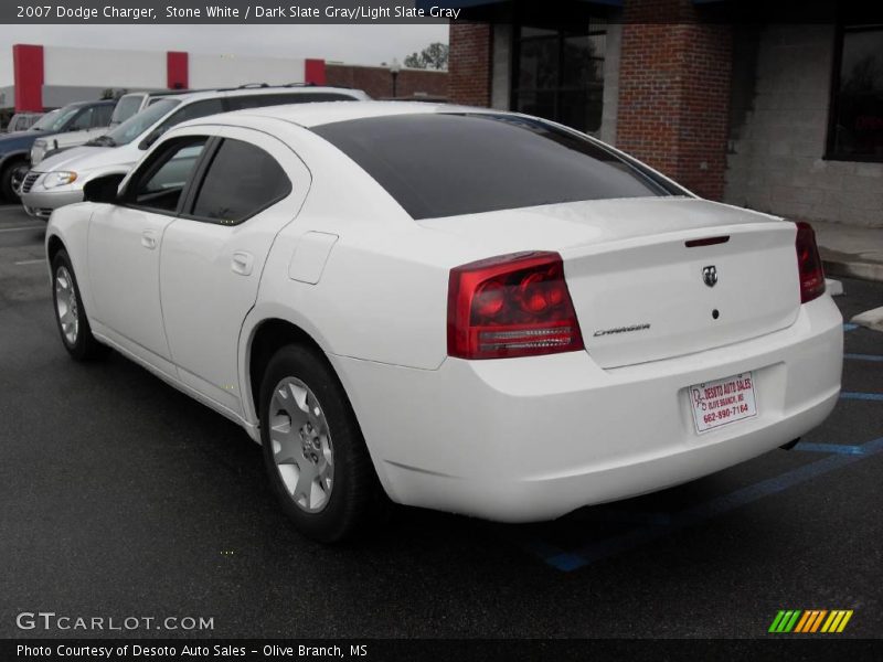 Stone White / Dark Slate Gray/Light Slate Gray 2007 Dodge Charger