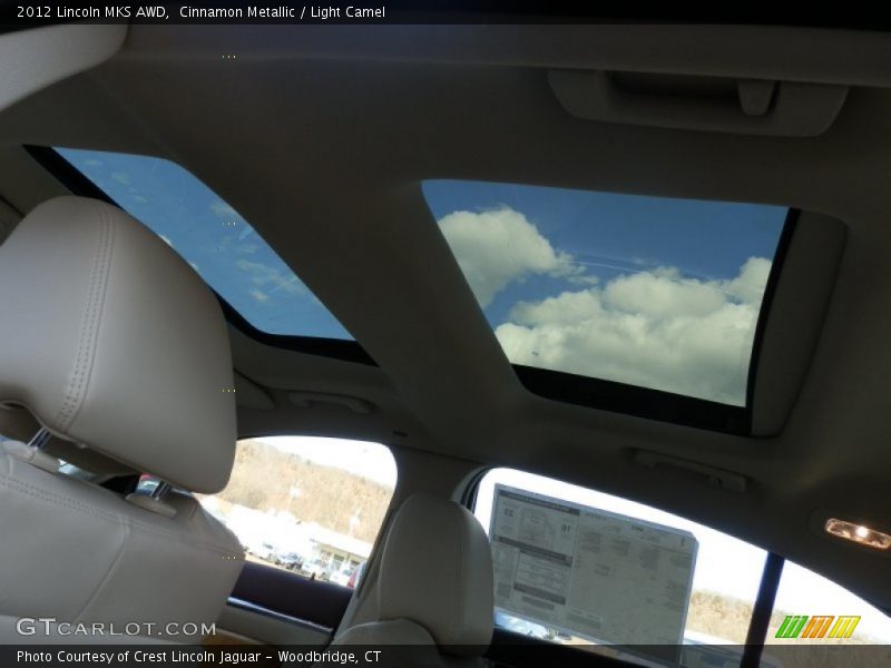 Cinnamon Metallic / Light Camel 2012 Lincoln MKS AWD