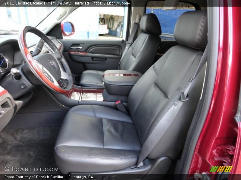 Front Seat of 2011 Escalade Premium AWD