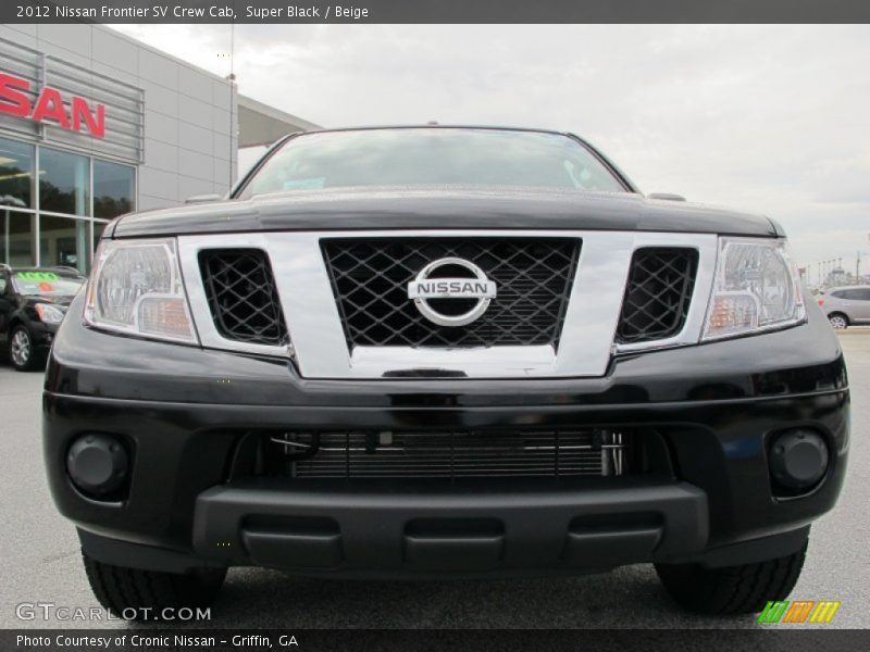 Super Black / Beige 2012 Nissan Frontier SV Crew Cab