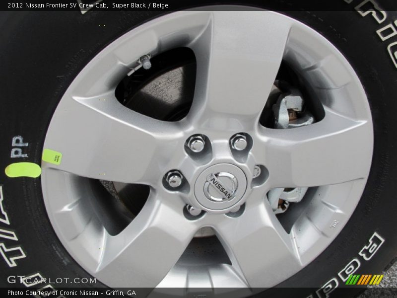 Super Black / Beige 2012 Nissan Frontier SV Crew Cab