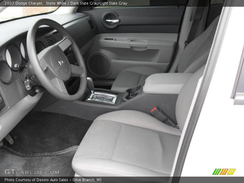 Stone White / Dark Slate Gray/Light Slate Gray 2007 Dodge Charger