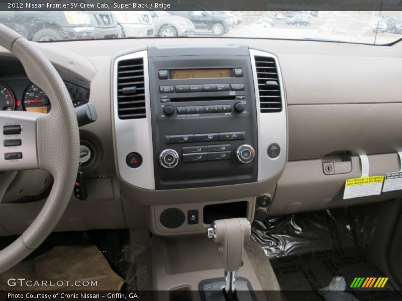 Super Black / Beige 2012 Nissan Frontier SV Crew Cab