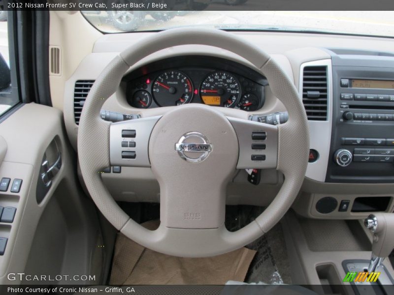  2012 Frontier SV Crew Cab Steering Wheel