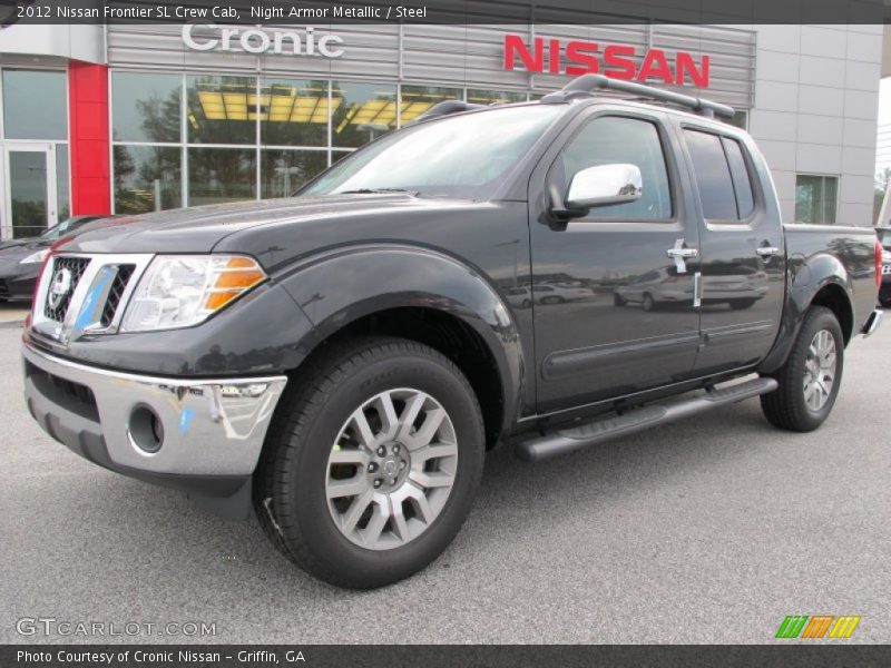 Night Armor Metallic / Steel 2012 Nissan Frontier SL Crew Cab