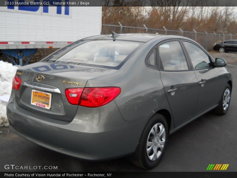 Natural Khaki / Beige 2010 Hyundai Elantra GLS