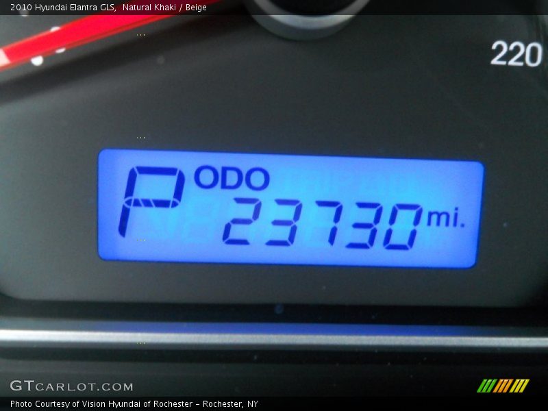 Natural Khaki / Beige 2010 Hyundai Elantra GLS