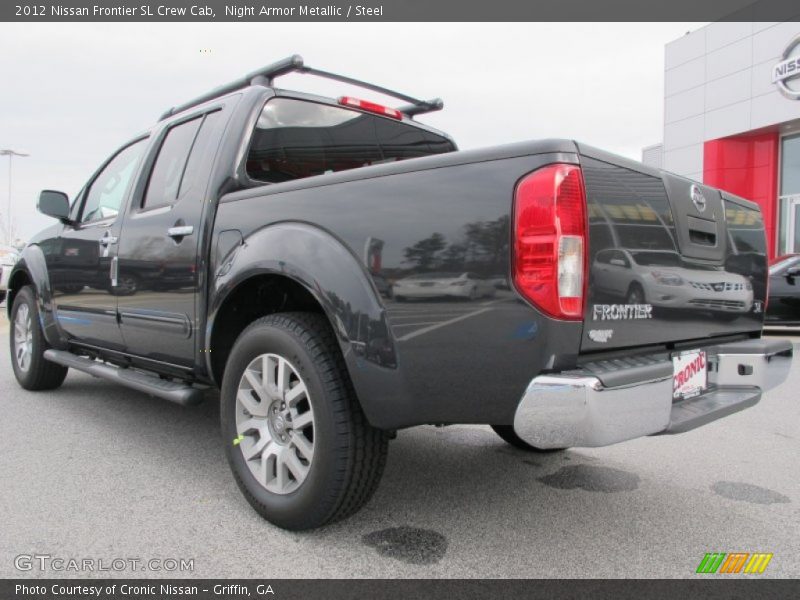 Night Armor Metallic / Steel 2012 Nissan Frontier SL Crew Cab