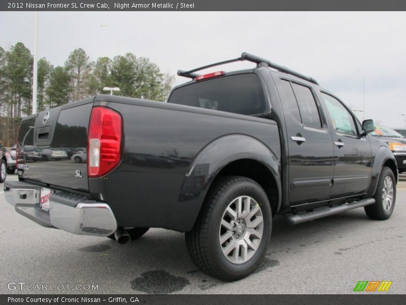 Night Armor Metallic / Steel 2012 Nissan Frontier SL Crew Cab