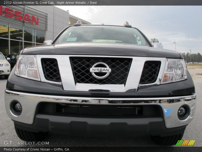 Night Armor Metallic / Steel 2012 Nissan Frontier SL Crew Cab