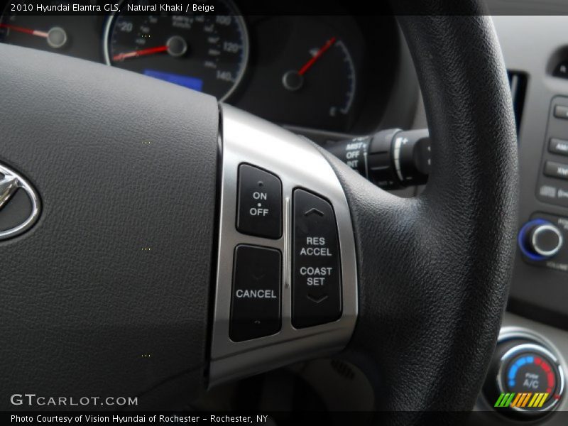 Natural Khaki / Beige 2010 Hyundai Elantra GLS