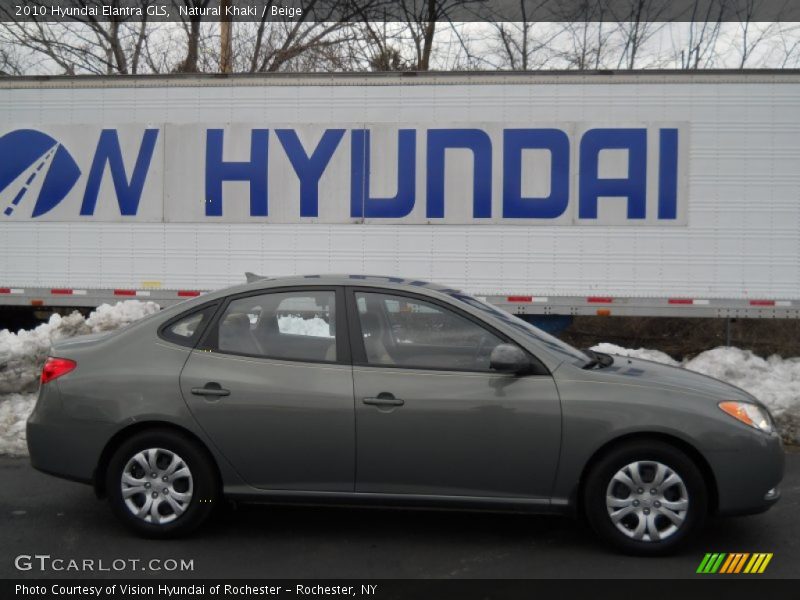 Natural Khaki / Beige 2010 Hyundai Elantra GLS