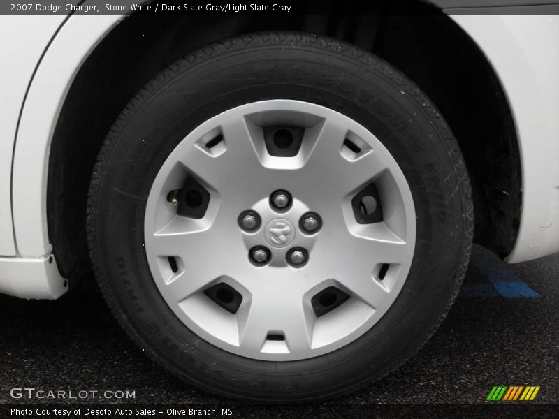 Stone White / Dark Slate Gray/Light Slate Gray 2007 Dodge Charger