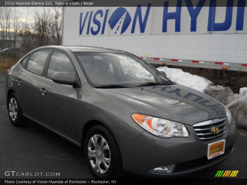 Natural Khaki / Beige 2010 Hyundai Elantra GLS