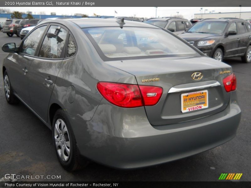 Natural Khaki / Beige 2010 Hyundai Elantra GLS