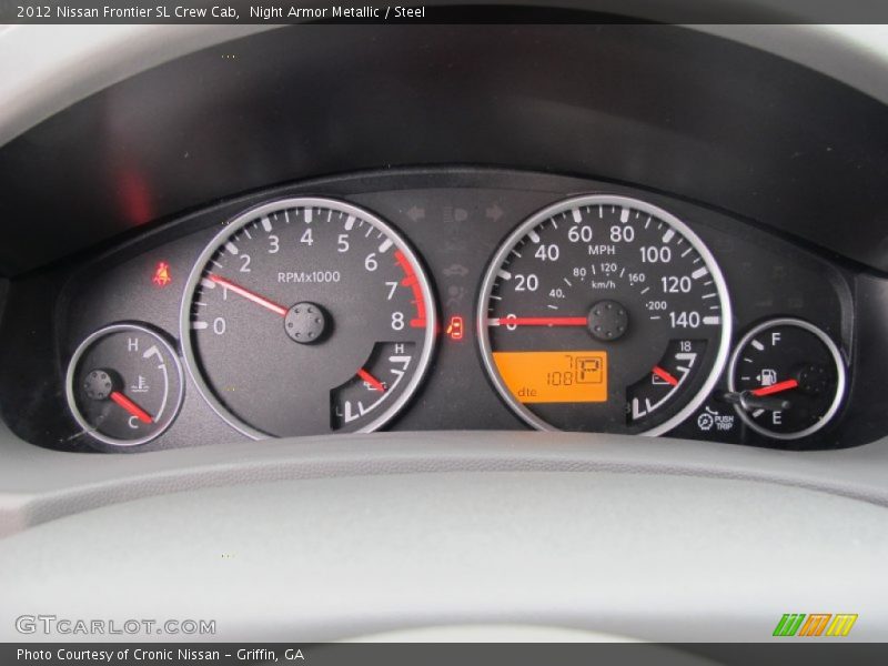  2012 Frontier SL Crew Cab SL Crew Cab Gauges