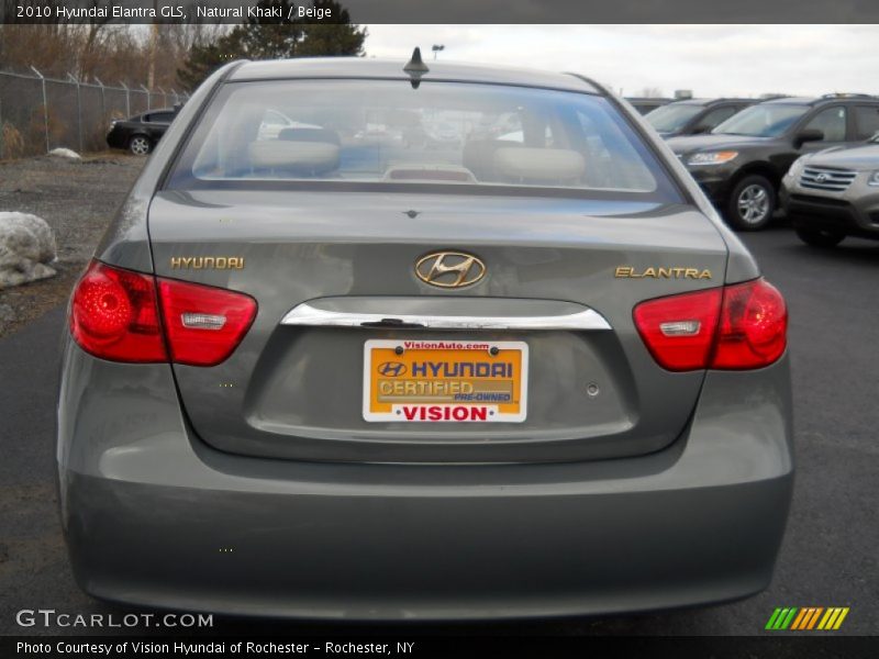 Natural Khaki / Beige 2010 Hyundai Elantra GLS