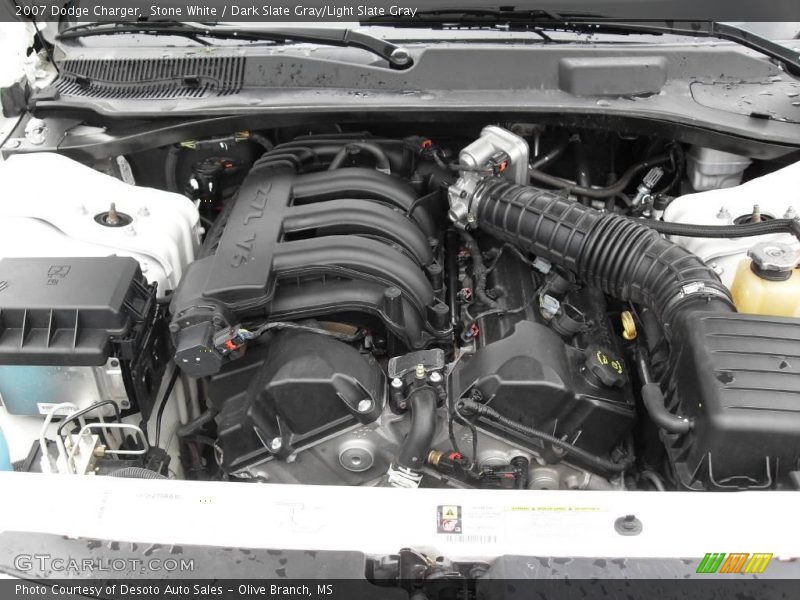 Stone White / Dark Slate Gray/Light Slate Gray 2007 Dodge Charger