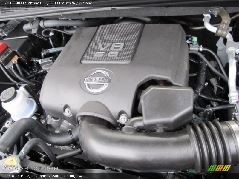 Blizzard White / Almond 2012 Nissan Armada SV
