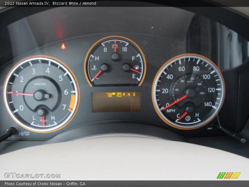 Blizzard White / Almond 2012 Nissan Armada SV