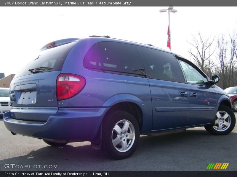 Marine Blue Pearl / Medium Slate Gray 2007 Dodge Grand Caravan SXT