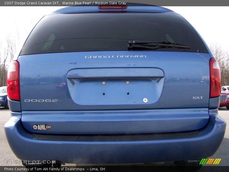 Marine Blue Pearl / Medium Slate Gray 2007 Dodge Grand Caravan SXT