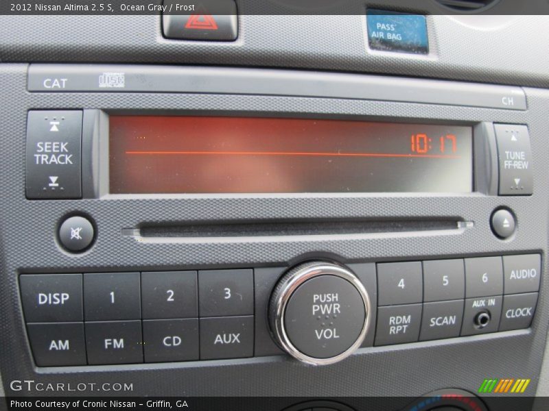 Audio System of 2012 Altima 2.5 S