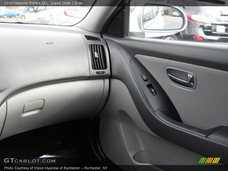 Liquid Silver / Gray 2010 Hyundai Elantra GLS
