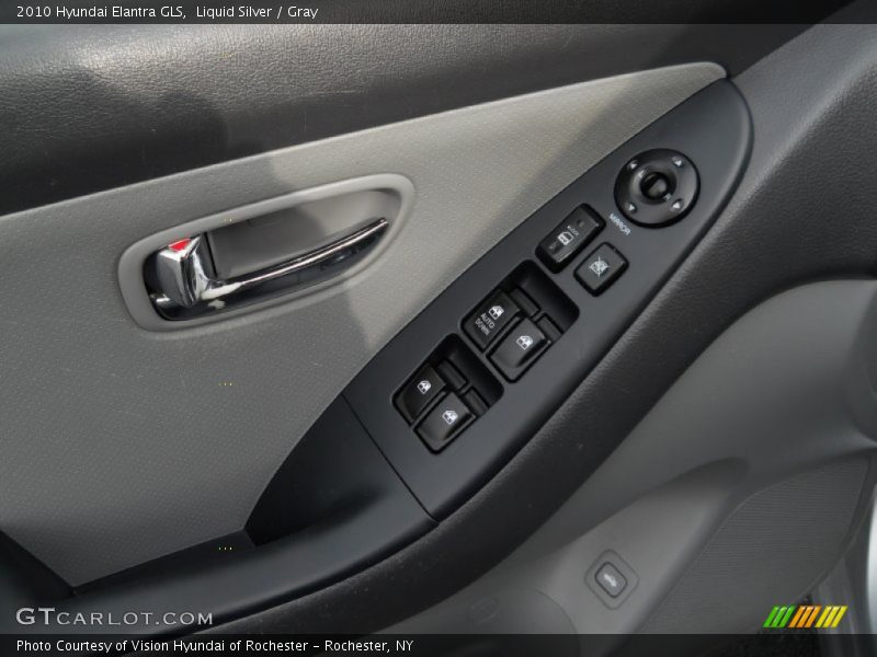 Liquid Silver / Gray 2010 Hyundai Elantra GLS