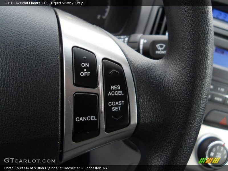 Liquid Silver / Gray 2010 Hyundai Elantra GLS