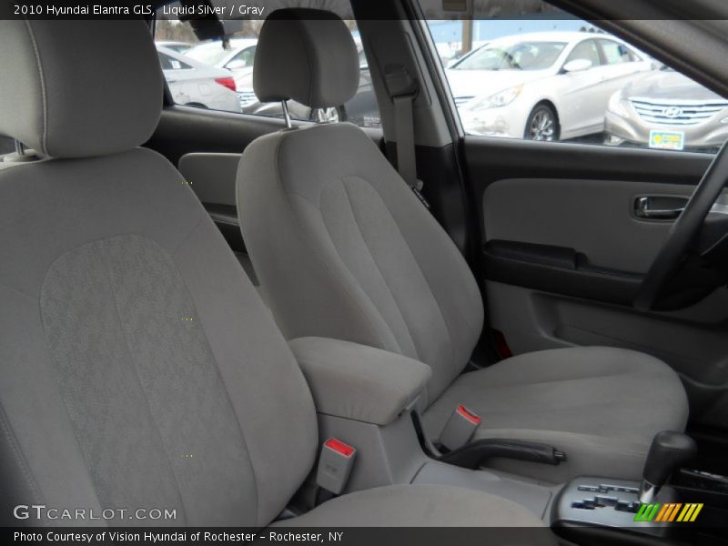 Liquid Silver / Gray 2010 Hyundai Elantra GLS