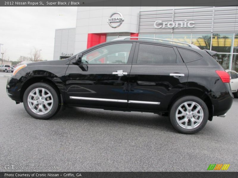 Super Black / Black 2012 Nissan Rogue SL