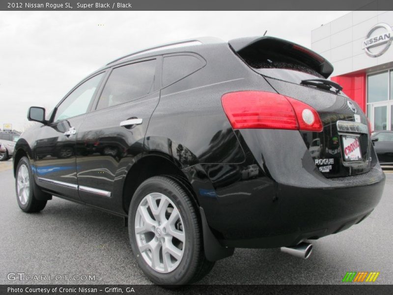 Super Black / Black 2012 Nissan Rogue SL