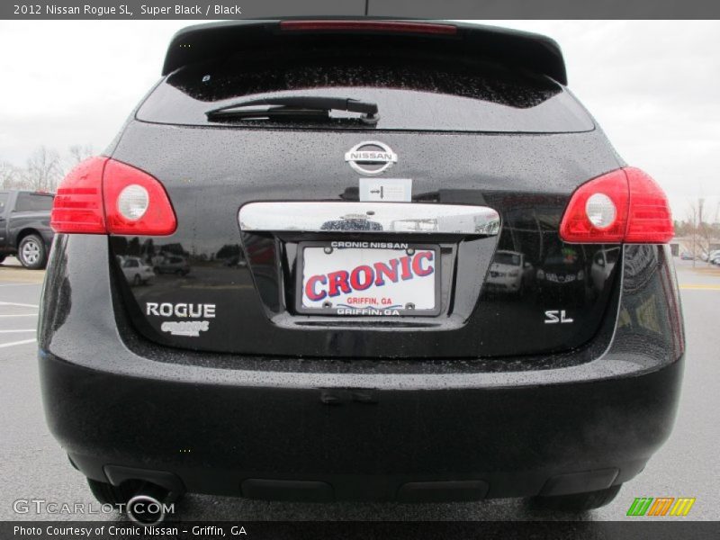 Super Black / Black 2012 Nissan Rogue SL