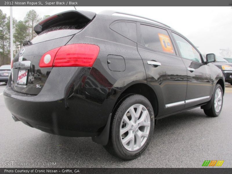 Super Black / Black 2012 Nissan Rogue SL