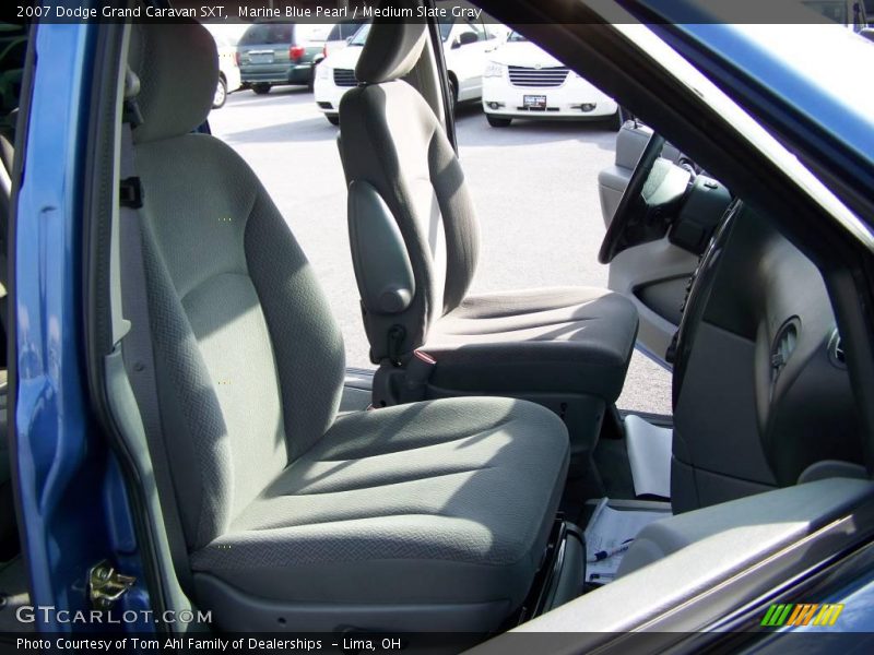 Marine Blue Pearl / Medium Slate Gray 2007 Dodge Grand Caravan SXT