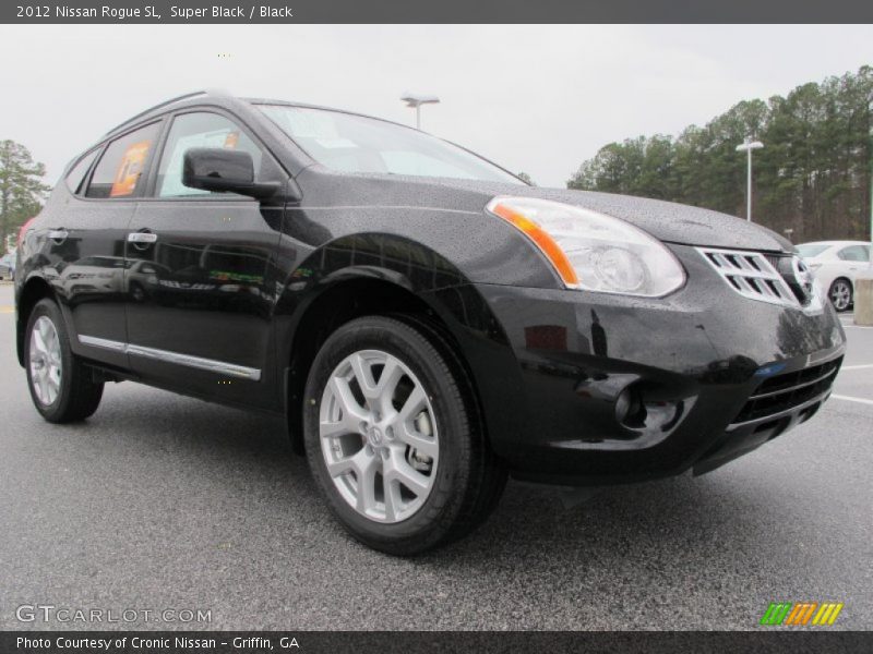 Super Black / Black 2012 Nissan Rogue SL