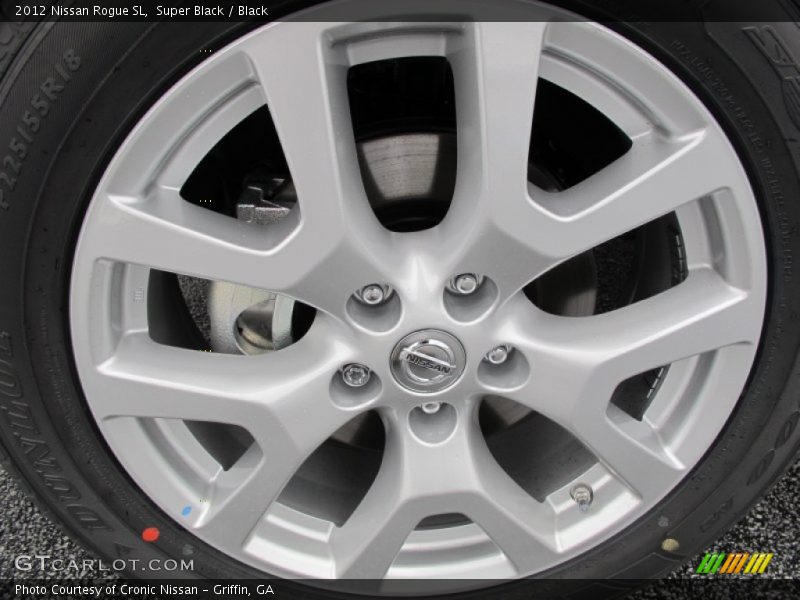 Super Black / Black 2012 Nissan Rogue SL
