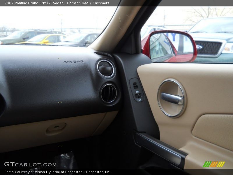 Crimson Red / Cashmere 2007 Pontiac Grand Prix GT Sedan