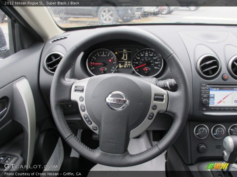Super Black / Black 2012 Nissan Rogue SL