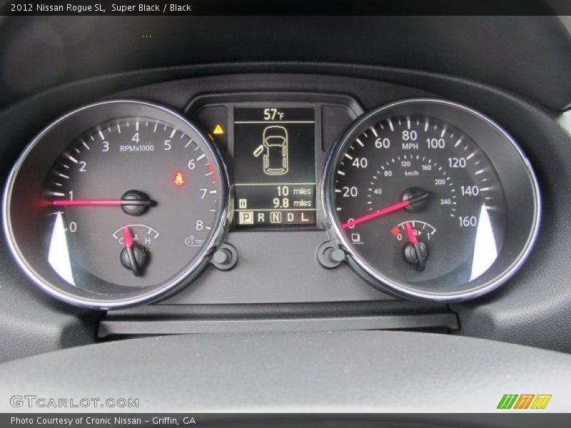 Super Black / Black 2012 Nissan Rogue SL