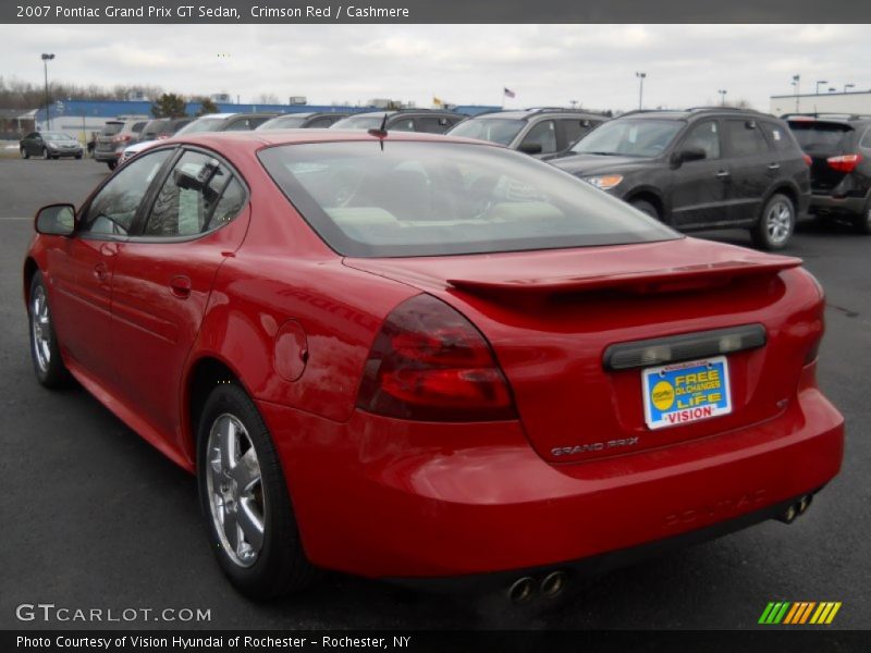 Crimson Red / Cashmere 2007 Pontiac Grand Prix GT Sedan
