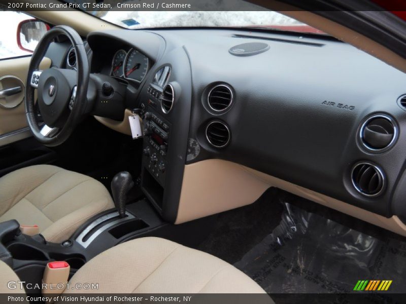 Crimson Red / Cashmere 2007 Pontiac Grand Prix GT Sedan