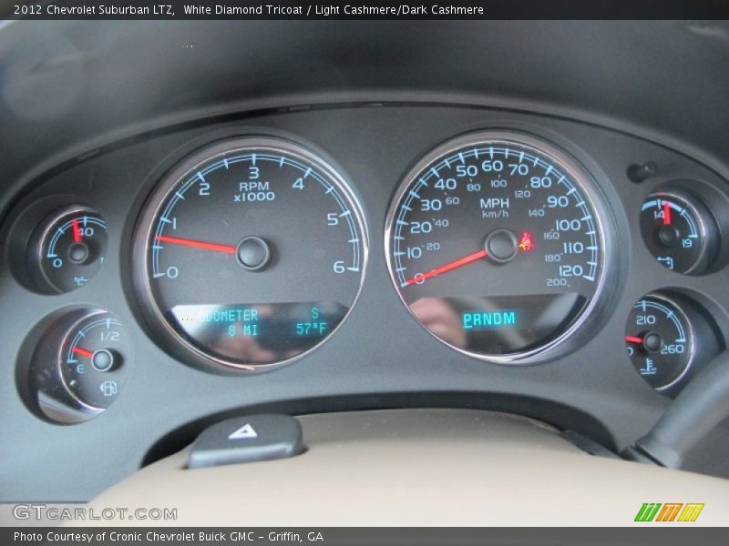  2012 Suburban LTZ LTZ Gauges