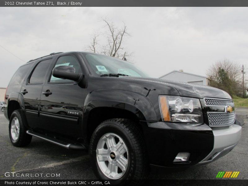 Black / Ebony 2012 Chevrolet Tahoe Z71